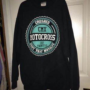 Crushed Mx Motocross Crewneck